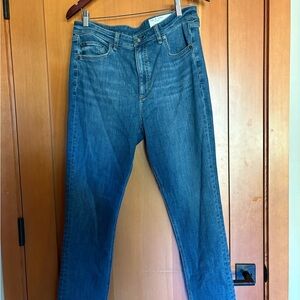 Rag & Bone Nina full length Blue Skinny Jeans in Willow